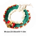 thumbnail image 3 of Xihbxyly Bufanda Navideña para Mascotas, Diseño Tejido Artesanal, Collar Festivo con Pajarita, Accesorios de Invierno para Mascotas, Anilla Ajustable para El Cuello, Ideal para Reuniones Navideñas, T, 3 of 6