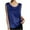 Navy, variant on HongQid Womens Silk Satin Tank Tops Summer Tank Shirt Round Neck Sleeveless Blouse Camisole
