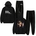 thumbnail image 2 of Dina Ayada FreeStyle Merch Men/Women Fall Suit Hoodies Sportswear Hooded Ankle Banded Pant Two Piece Set, 2 of 3