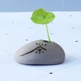 thumbnail image 5 of Pot de Fleurs en Céramique Rustique avec Inscription Personnalisée Design en Fausse Pierre, 1 Pce Ornement, 5 of 5