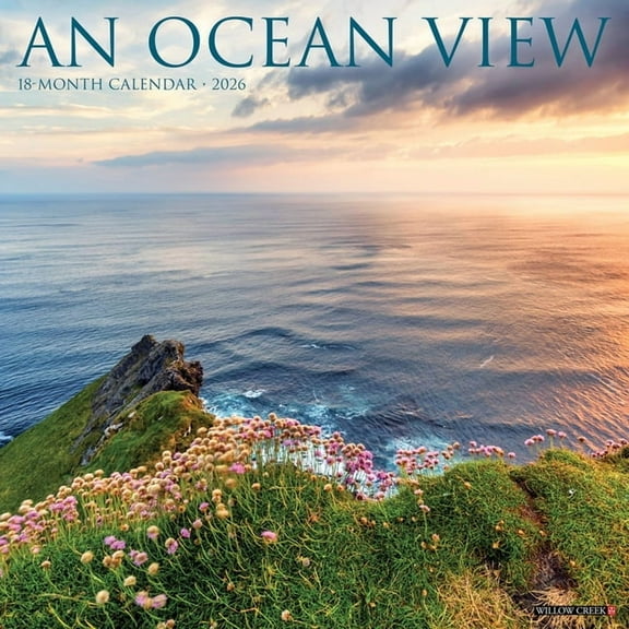 Ocean View 2026 Wall Calendar, (Paperback)