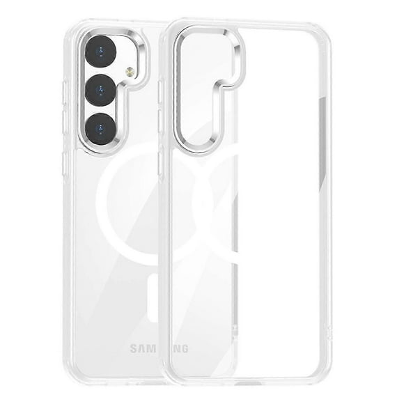 Magnetic Clear Case for Samsung Galaxy S24 Plus, Compatible for MagSafe Shockproof Protection for Galaxy S24 Plus