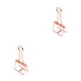 thumbnail image 2 of Becaristey Multi-size Colorful Hollow Out Binder Notes Clips Letter Paper Clip Office orange S 2Set, 2 of 6
