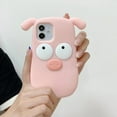 thumbnail image 3 of Case for iPhone 15 Pro Max Case Funny Phone Case Cute iPhone 15 Pro Max Case Pig Kawaii Creative iPhone Case Soft Rubber Bumper Shockproof Cover Protective Case for Women Girls Pink, 3 of 16