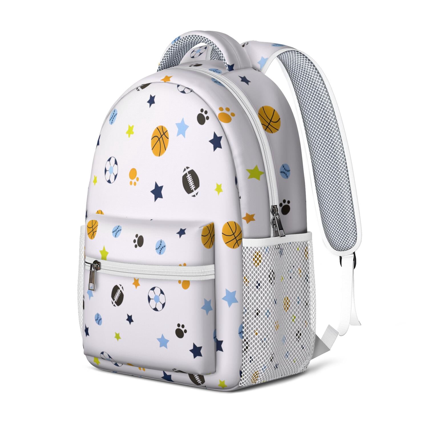 Team Spirit Waterproof Backpack - Ergonomic Student Backpack for Baseball, Football, Soccer Fans - Breathable & Durable Design for Teens