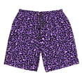 thumbnail image 5 of Goofa Purple Leopard Printed Mens Swim Trunks Summer Quick Dry Short Beach Swimwear Bathing Suits-X-Large, 5 of 9