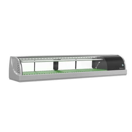 HNC-150BA-R-SL, Refrigerator, Right Side Condenser Display Case, Half Glass