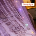 thumbnail image 1 of Princess Style Hung Dome Mosquito Net Lace  Bed  for Crib Twin Double Full Queen Bed(No light string included), 1 of 10