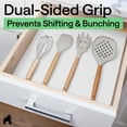 thumbnail image 5 of GORILLA GRIP Shelf Liner for Kitchen Cabinets Non Adhesive 12x240 Inch Drawer Liners DripGuard White, 5 of 10