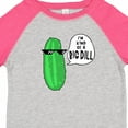 thumbnail image 4 of Inktastic I'm Kind of a Big Dill Pickle with Sunglasses Boys or Girls Toddler T-Shirt, 4 of 5