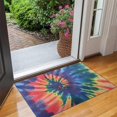 thumbnail image 2 of Colorful Tie Dye Pattern Door Rugs,Washable Non Slip Door Mats Indoor,Decorative Door Mats,Entry Mat Indoor for Entrance,Bedroom,Kitchen,Bathroom,17"x30", 2 of 6