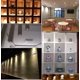 thumbnail image 3 of Negro 9pcs Mini 12v 1w Focos empotrables de techo LED Ip65, 3000k (120, blanco cálido), 3 of 5