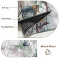 thumbnail image 5 of Area Rug 5'x7', Summer Palm Trees Non-slip Runner Rug Carpet for Bedside, Botanical Tropical Leaves Washable Outdoor Indoor Area Rugs Mat for Entryway/Living Room/Bedroom/Kitchen/Office, 5 of 9