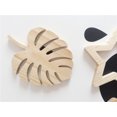 thumbnail image 1 of Pegatinas de pared de madera con forma de luna, estrella, avión, mariposa, decoración de pino macizo, para habitación de niños, 1 of 4