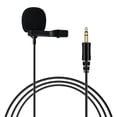 thumbnail image 1 of Omnidirectional Microphone 3.5mm Lavalier Tie Clip Microphones Mini Audio Mic for Camera Computer Laptop Phone, 1 of 8