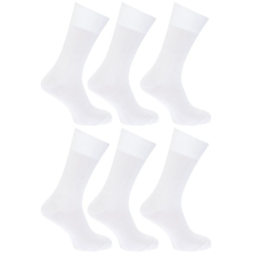 Mens Non Elastic 100% Pure Cotton Socks 12 Pairs Gentle Grip Soft Top Diabetic 