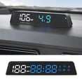 thumbnail image 2 of Car HUD Head Up Display Vehicle Speedometer Altitude Meter For OBD Cable Power, 2 of 11