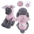 thumbnail image 4 of Cheers.US Dog Rabbit Costume Pet Puppy Hoodies Clothes Coat Bunny Autumn Winter Bunny Ears Design Dress-up Adorable Warm,for Small Dog and Cat, 4 of 7
