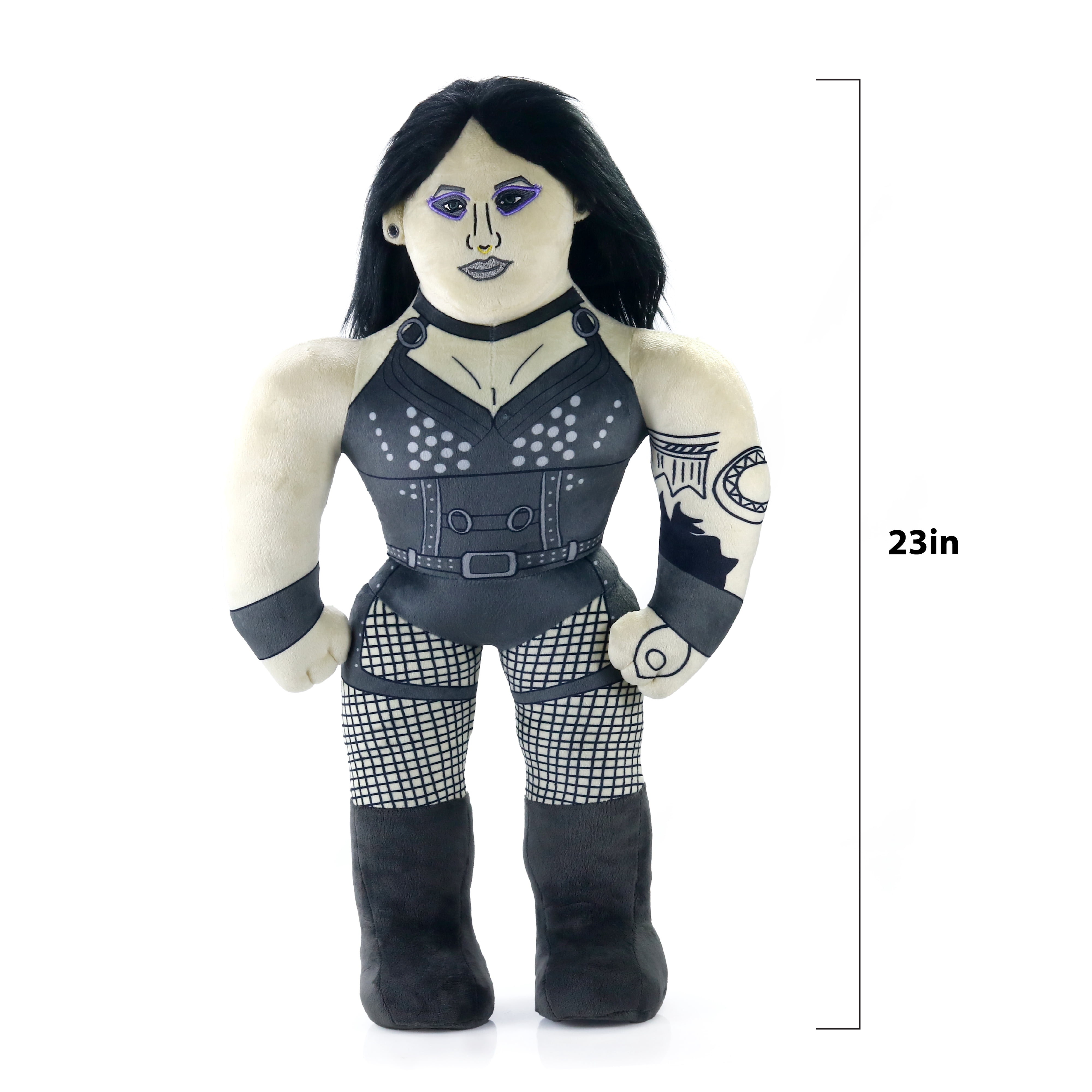 WWE 23" Full Body Plush Rhea Ripley, Stuffed Action Figure, Children Ages 3+