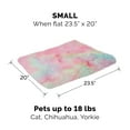 thumbnail image 4 of FurHaven Pet Dog Bed | Convertible Self-Warming Cuddle Pet Mat & Bed for Dogs & Cats, Rainbow, Small, 4 of 11