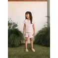 thumbnail image 2 of easy-peasy Toddler Girl Short Sleeve Waffle T-Shirt, Sizes 18M-5T, 2 of 5