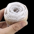 thumbnail image 3 of Cinta de papel de regalo Unique Bargains Rollo de Encaje para Bodas Color Blanca 2 Yardas 4cm ancho, 3 of 3