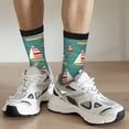 thumbnail image 6 of KLL Yachts And Buoys Print Cool Socks Men's Women's Crew Socks Funny Crazy Novelty Stockings, 6 of 6