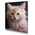 thumbnail image 2 of Designart "Bathing Cuddly Kittens In The Bathroom I" Bathroom Canvas Art Print, 2 of 7