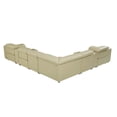 thumbnail image 6 of Titan Furnishings 8-Piece 1 Console 3-Power Reclining Italian Leather Sectional, 6 of 8