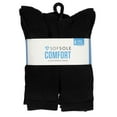 thumbnail image 3 of SofSole Comfort Crew Large 6Pk Black, 3 of 3