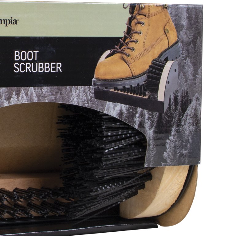 Boot clearance mud scraper