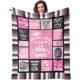 thumbnail image 1 of LHSHID Wife Blanket Gifts for Wife on Mothers Day from Husband World's Best Wife Ever Soft Throw Blanket Birthday Romantic Present for Wife Pink Blanket Gift 30"x40", 1 of 7