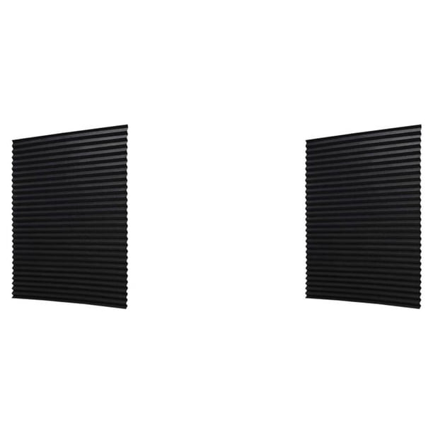 Advancent Window Blinds Shade Kitchen Living Room Modified Cover Component Hardware Accessories Kit Furnishing Curtain Blackout Accessory 90cmx180cm Negro 2Conjunto