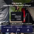 thumbnail image 3 of Renogy 12V 100Ah LiFePO4 Deep Cycle Battery, 5000+Deep Cycles, 100A BMS with Low-Temp Cutoff for RV/Solar/Off-Grid, 3 of 8