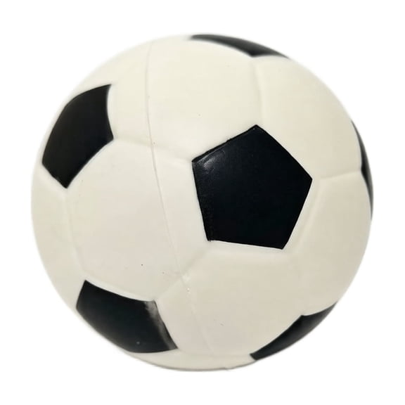 Soccer Squishy Stress Ball with Slow Rising Pu Foam, 1 Count, Classic Black and White, for Kids and Adults, Squeeze Toy