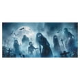 thumbnail image 1 of Banderín de Halloween para el garaje. ¡Enciende el ambiente de la fiesta, sorprende a los vecinos y disfruta de la emoción de Halloween!, 1 of 4