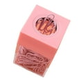 thumbnail image 1 of Clear Paperclip Holder Plastic Transparent Paper Clip Storage Organizer for School Office, 1 of 7