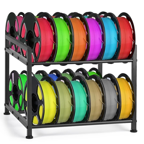 Organizador de Filamentos para Impresora 3D MAYJOY de 2 Niveles para 24 Carretes