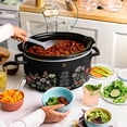 thumbnail image 5 of Beautiful 6 Qt Programmable Slow Cooker, Wildflower Black Sesame by Drew Barrymore, 5 of 14