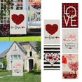 thumbnail image 4 of Happy Valentines Day Garden Flag Love Heart 12x18 Inch Double Sided Welcome Small Burlap Spring Holiday Yard Outdoor Outside Home House Decoration, 4 of 4