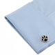 thumbnail image 2 of 2 Piezas De Plata, Negro, Perro, Mascota, Pata, , Impresión, Gemelos, Gemelos Fernando Gemelos, 2 of 7