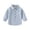 Blue, variant on Ticikt Boys Long Sleeve Button Down Shirt, Chest Pocket Casual Woven Top for Toddler Kids,18-24 Months