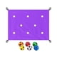 thumbnail image 3 of Kit de 7 piezas de lona con agujeros para actividades de ejercicio y juego de formación de equipos para jugar a la pelota Púrpura, 3 of 9