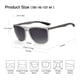thumbnail image 5 of Lentes de Sol Cuadrados Polarizados ZENOTTIC para Hombre en Fibra de Carbono, 5 of 6