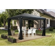 Sojag Monteserra 10 x 12 x 9 ft Black Gazebo
