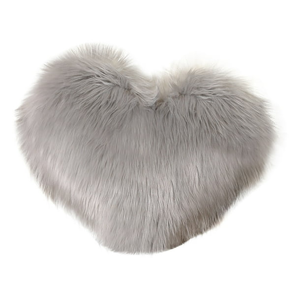 Yhmxh Fundas para cojines decorativos, cojines con forma de corazón, decoración para sofá, aptos para coche, oficina y hogar. Funda de cojín con forma de corazón (sin relleno).