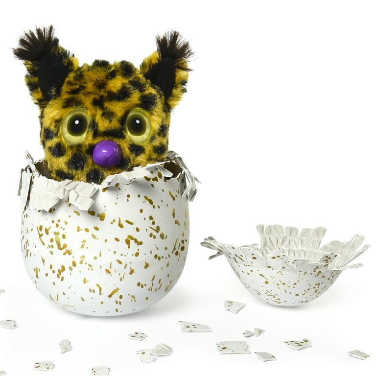 Hatchimals Golden Lynx Hatching Egg with Interactive Creature by Spin Master Available Exclusively at Walmart