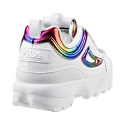 FILA Womens Disruptor II Chrome Athletic Sneaker