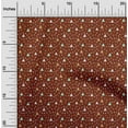 thumbnail image 2 of oneOone Viscose Chiffon Maroon Fabric Geometric Quilting Supplies Print Sewing Fabric By The Yard 42 Inch Wide, 2 of 5