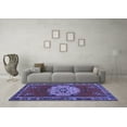 thumbnail image 3 of Ahgly Company Indoor Rectangle Persian Blue Traditional Area Rugs, 2' x 4', 3 of 4